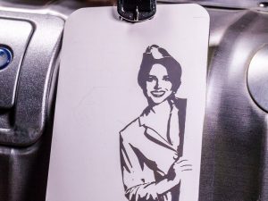 Luggagetag Stewardess